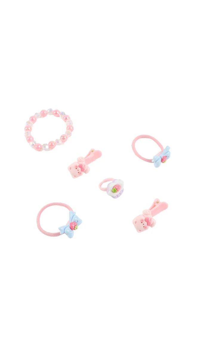 طقم مجوهرات أطفال دبدوب - Image 4