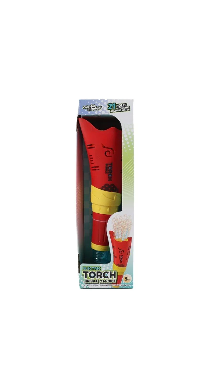  لعبة فقاعات كهربائية ممتعة للأطفال بتصميم مصباح يدوي - 21 فتحة  - Image 6