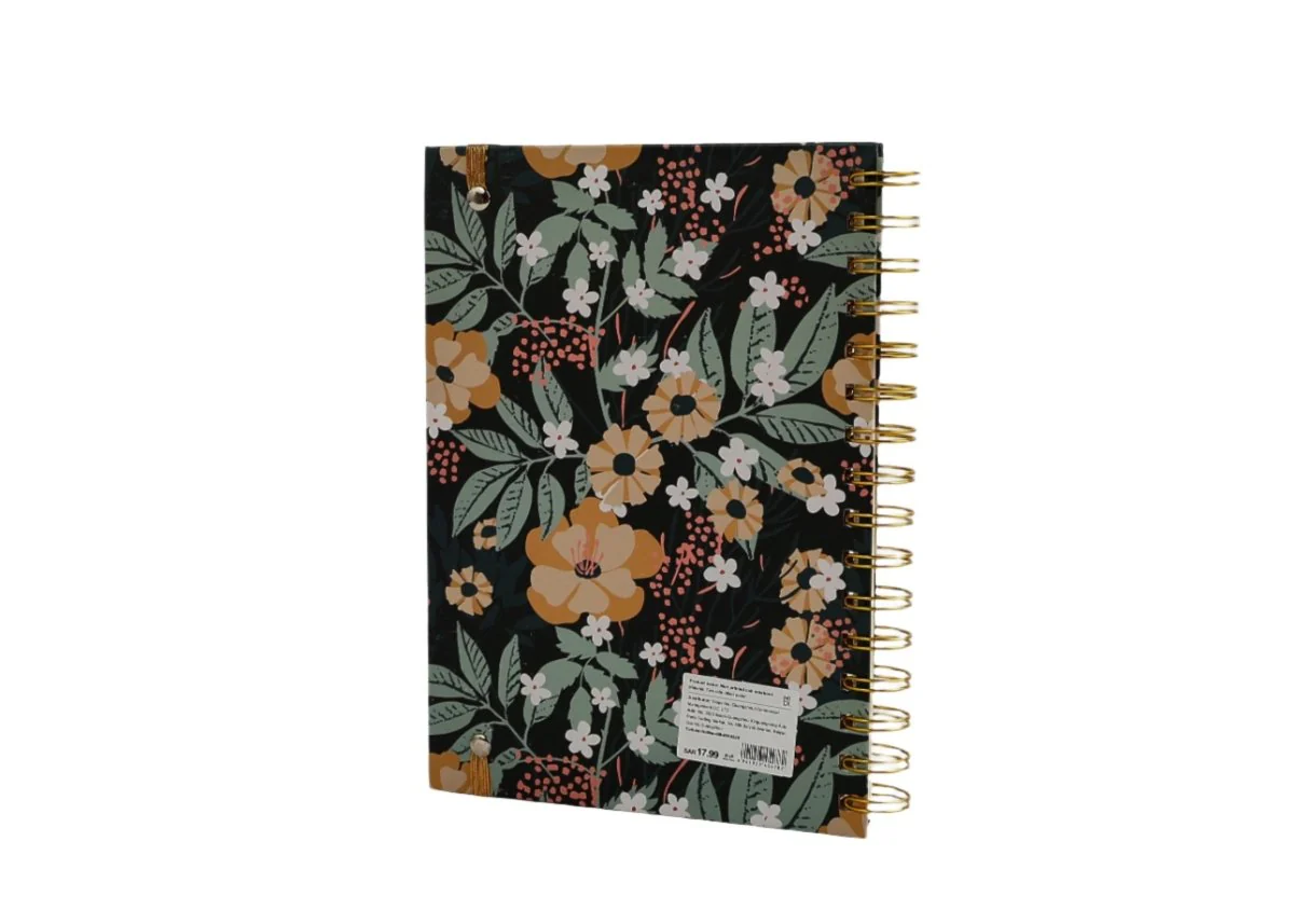 دفتر سلك وسط بنقشة موري - دفتر ملاحظات ميدي - Image 3