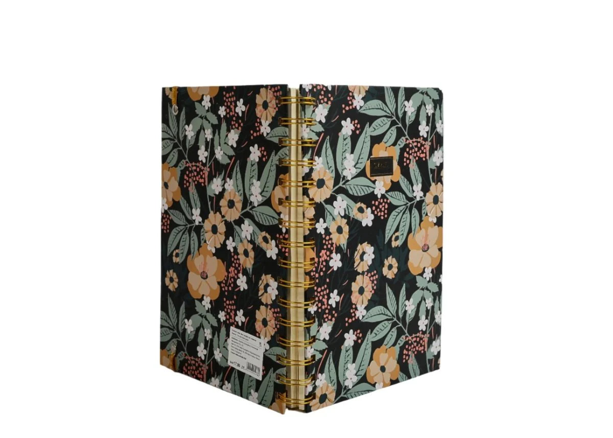 دفتر سلك وسط بنقشة موري - دفتر ملاحظات ميدي - Image 4