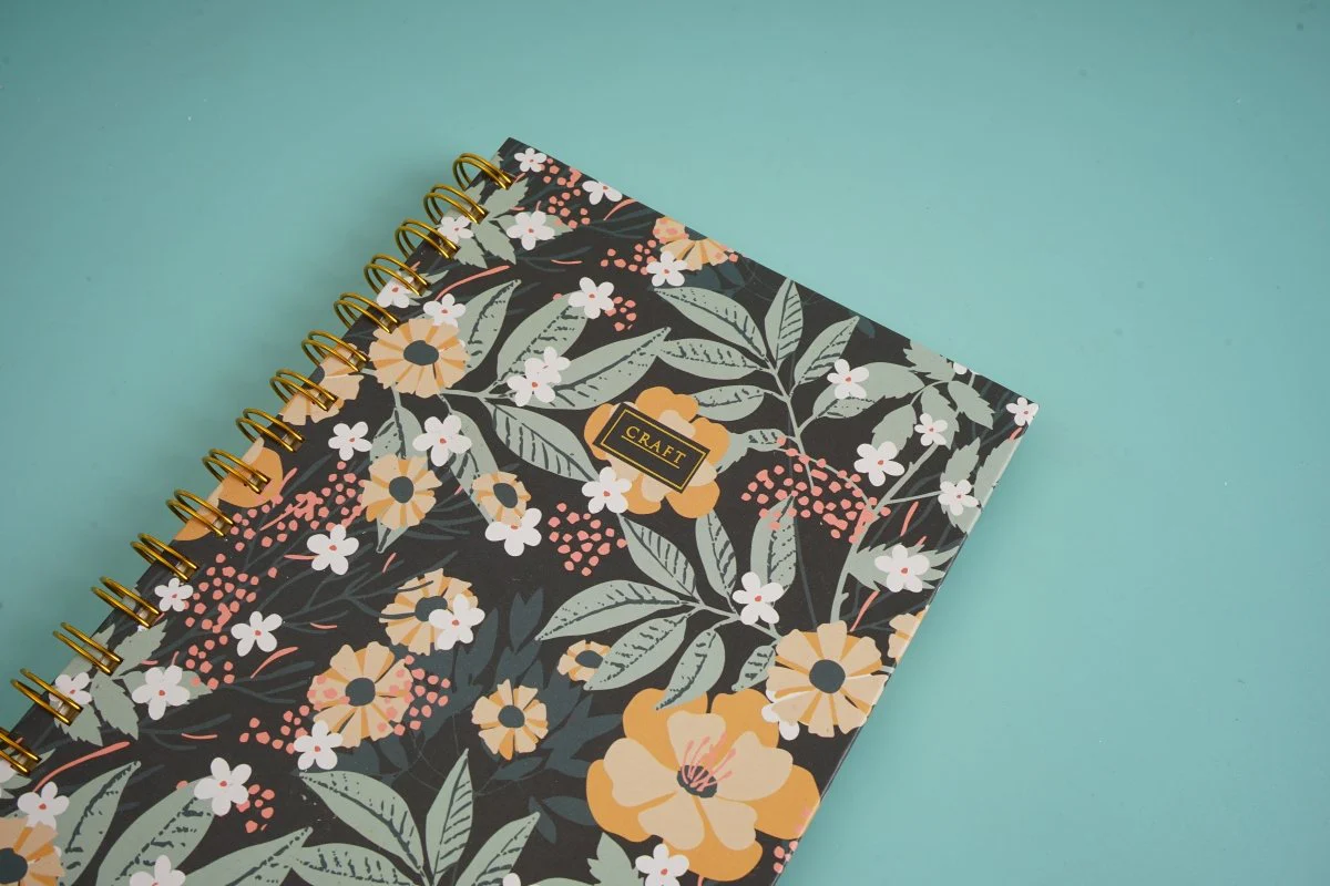 دفتر سلك وسط بنقشة موري - دفتر ملاحظات ميدي - Image 7