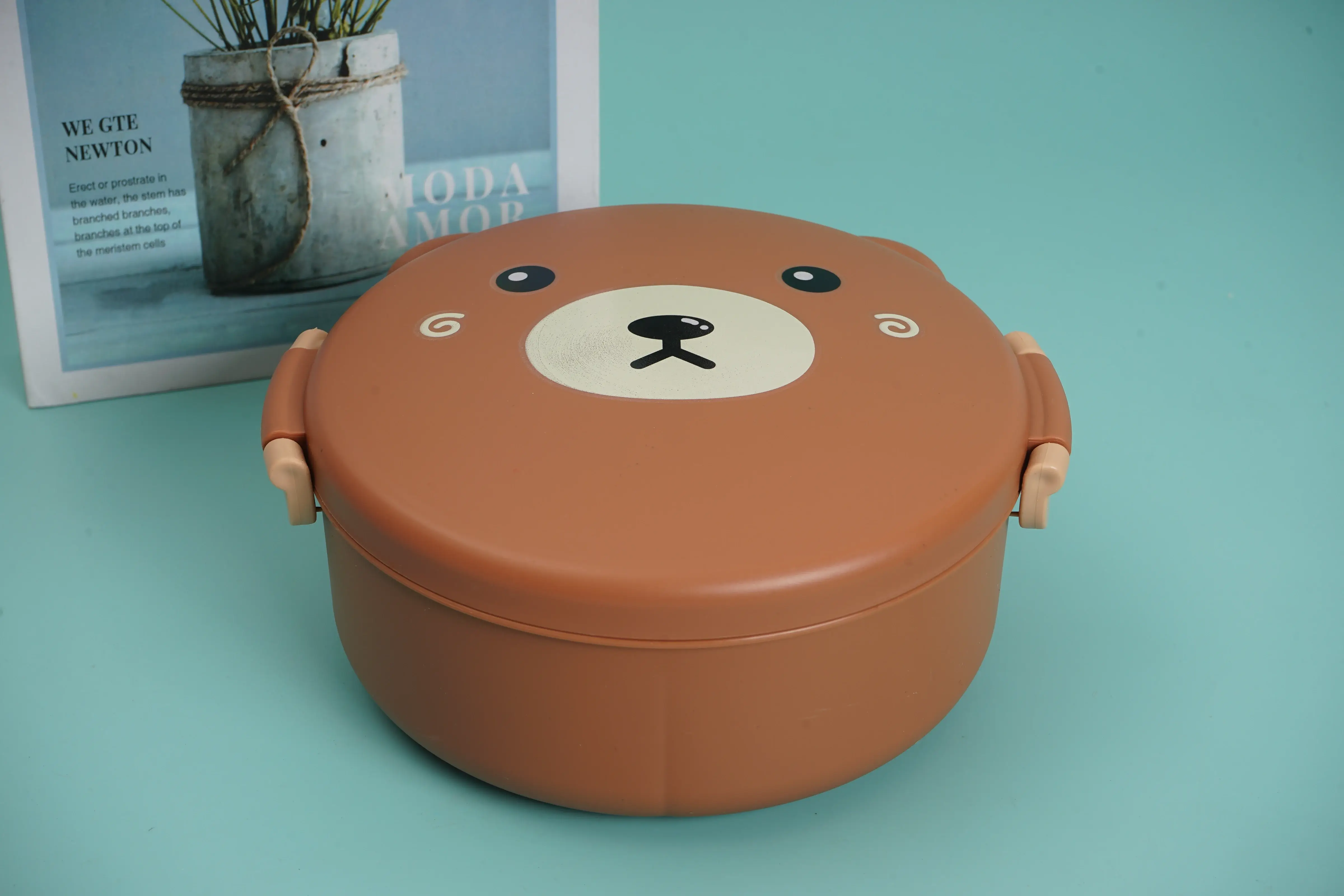 علبة طعام "بير بوكس"، صحية وخالية من مادة البيسفينول (BPA)، مناسبة للسفر والرحلات، مانعة للتسرب
 - Image 3