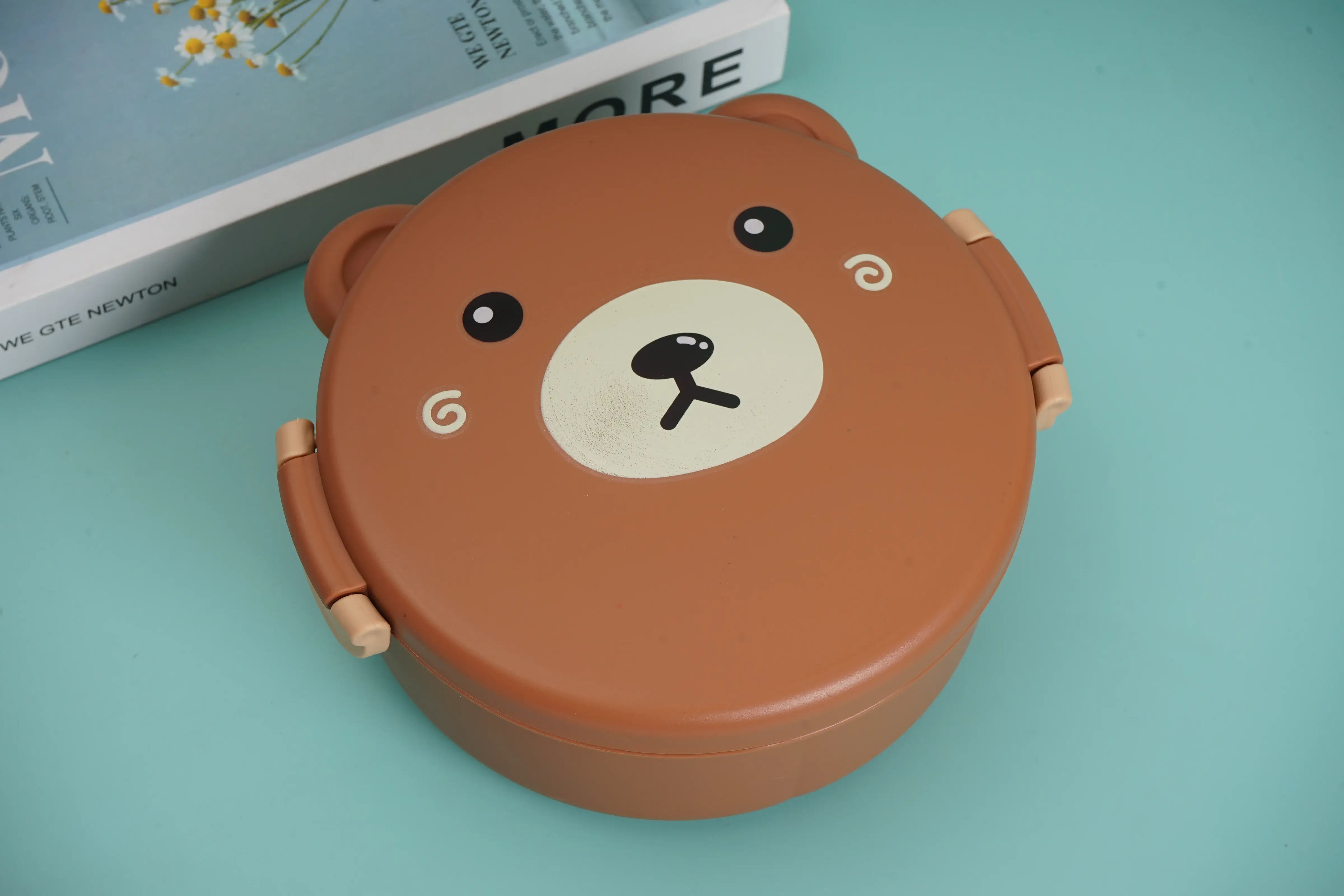 علبة طعام "بير بوكس"، صحية وخالية من مادة البيسفينول (BPA)، مناسبة للسفر والرحلات، مانعة للتسرب
 - Image 4