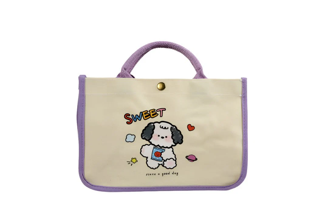 حقيبة يد قماش كرتون لطيفة - Image 3