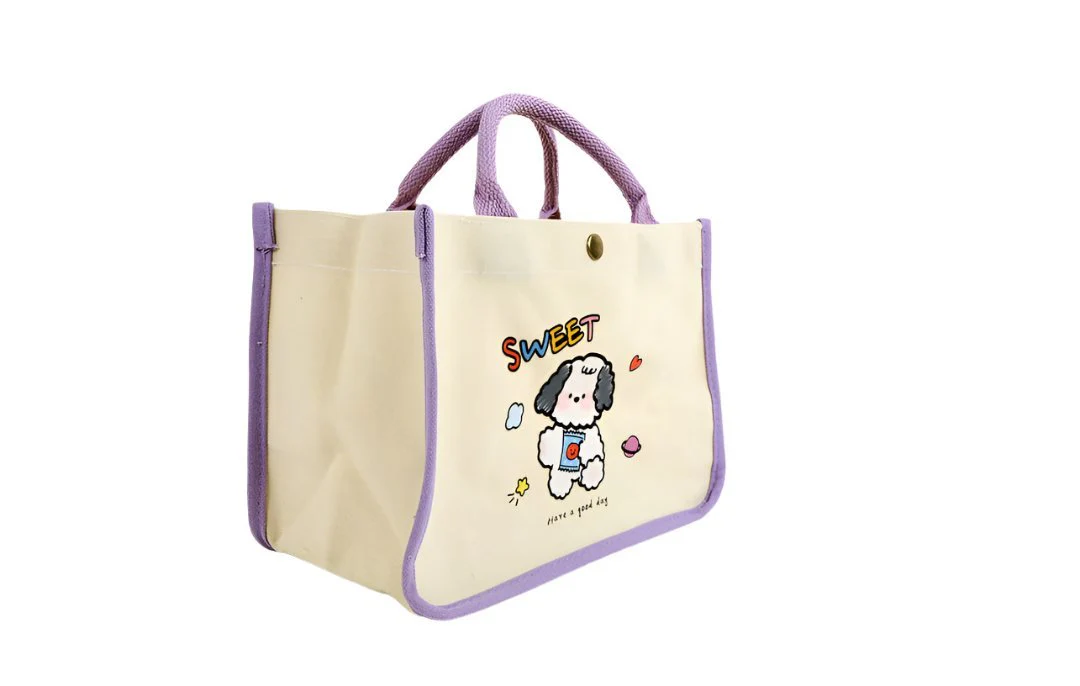 حقيبة يد قماش كرتون لطيفة - Image 4