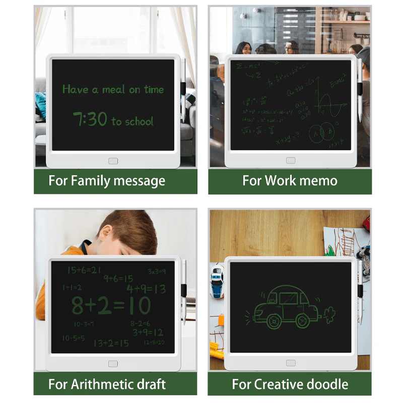 لوح رسم إلكتروني للاطفال شاشة LCD ابيض  - Image 7