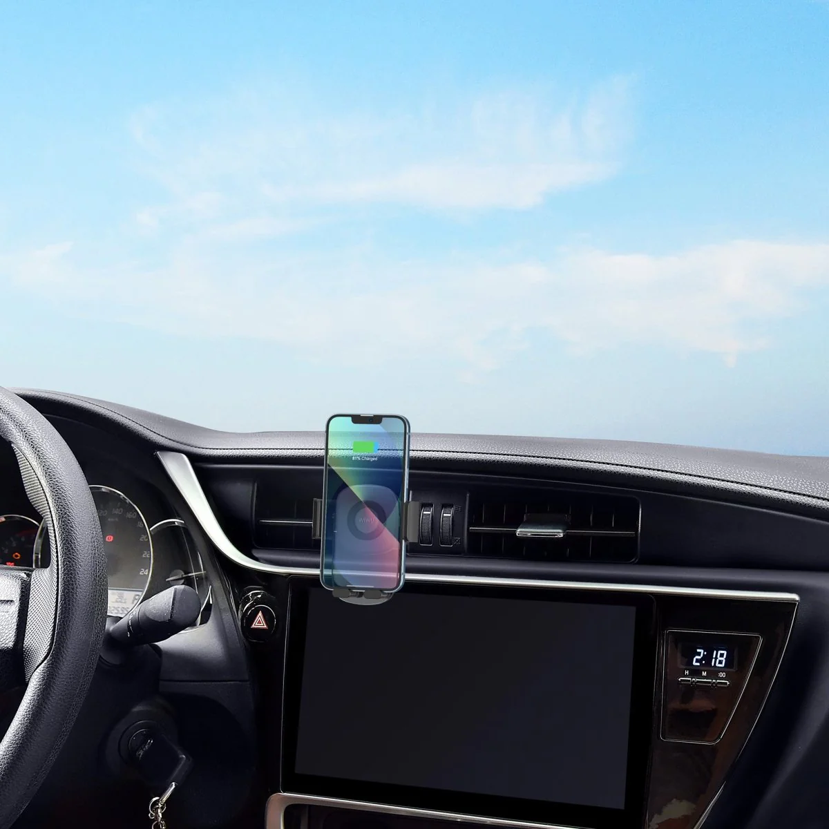 حامل هاتف WiWU للسيارة - تثبيت آمن - Image 8
