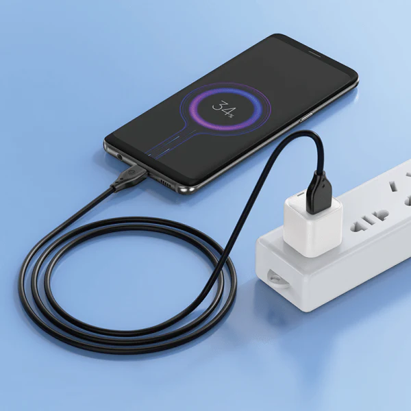 كابل شحن USB-C سريع، أسود - Image 3